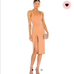 NBD Midi Dress in Nude - XS, Excellent Condition